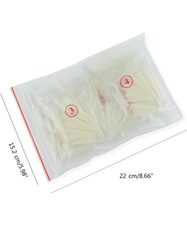 Clear Nail Tips Durable ABS Material Half Cover Clear Extensions Tips For Salons And Home Use Nail Stickers - Buy Online on GoSupps.com