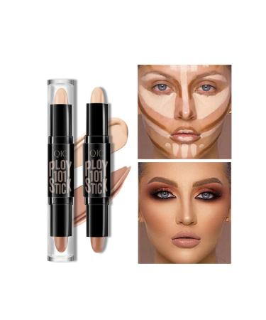 2-in-1 Makeup Shading Stick & Concealer Contouring Highlighter - Natural-Light Coffee - Buy Online on GoSupps.com