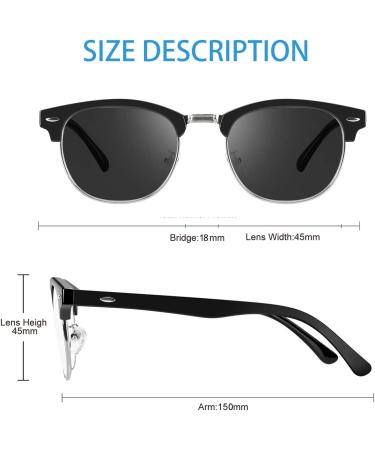Tanlys 2 Pack Blue Light Blocking Glasses for Computer Eye Strain - Dry & Sour Eye Relief - 006-Sun & Blue Light - Buy Online on GoSupps.com