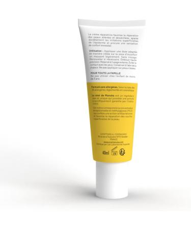 CicaManuka Repairing Cream 40% of Manuka Honey IAA 10+ Organic 40ml - Buy Online on GoSupps.com