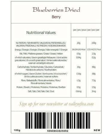 Blue Berries Whole Organic Billberies - Dehydrated unsweetend no sugar added blueberrys - Vaccinium myrtillus L - Dried Blueberries Organic Blueberries Dried Bilberries Organic Blueberry - Buy Online on GoSupps.com