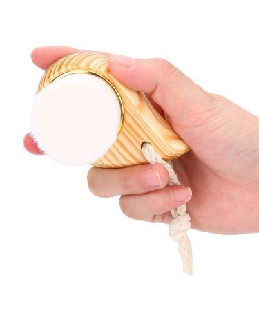 Portable Wooden Handle Facial Cleaning Brush - Manual Pore Cleaner & Massager for Deep Cleansing and Peeling - Buy Online on GoSupps.com