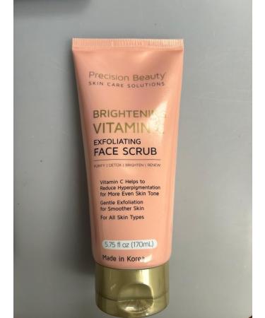 Brightening Vitamin C Exfoliating Face Scrub Purify Detox Brighten Renew