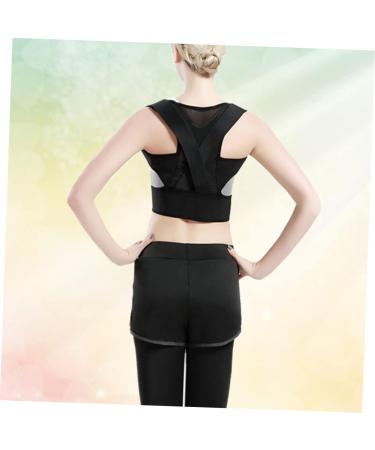 FRCOLOR Humpback Correction Belt | Best Posture Corrector & Shoulder Support Brace - Black - Buy Online on GoSupps.com