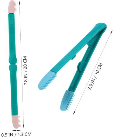 Kisangel 2pcs Eye Gum Cleaner Tear Marks Brush for Dogs Toallitas Desmaquillantes Pet Comb Dog Eye Cleaner Pp 10.00X3.20X1.00CM Assorted Color - Buy Online on GoSupps.com