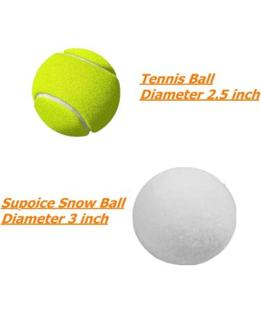 Supoice 50 Pack 3 Inch Large Snow Balls for Kids - Christmas & Winter Holiday Fake Snow Toys for Indoor Outdoor Snow Fight Game - Buy Online on GoSupps.com