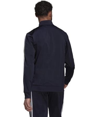 Adidas Men's Essentials Warm-Up 3-Stripes Track Top - L Legend Ink/White | International Shipping Available - Buy Online on GoSupps.com