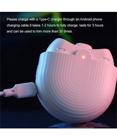 Electric Automatic Nail Clipper Nail Trimmer Electric Rechargeable Nail Cutter File with Light and Nail Scraps Storage fof Kids Seniors Adult /965 White - Buy Online on GoSupps.com