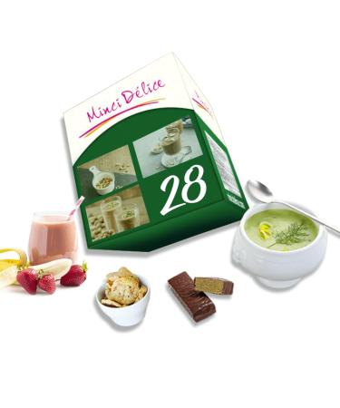 Hyperprotein Slimming Diet 28-Day Vegan Set 66 products 1 shaker and 1 guide free - optimized weight loss in 4 weeks