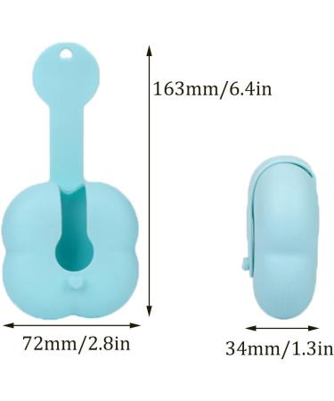 Powder Puff Container Silicone Case for Powder Puff - Storage Case Non Stick Soft with Buckle for Earring Bracelet Jewelry - Buy Online on GoSupps.com