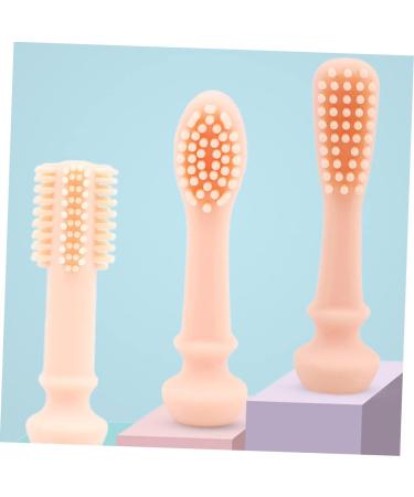 Minkissy Soft Bristle Toothbrush for Children 12 Months & Older | Pink Rubber Care Brush - 1 Pack - Buy Online on GoSupps.com