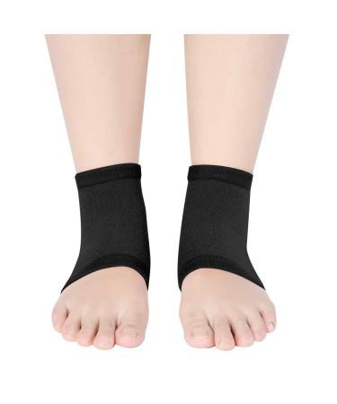 Toothless Moisturizing Heel Sleeves | Comfortable Foot Care Socks | Black for Foot Fatigue Relief - Buy Online on GoSupps.com