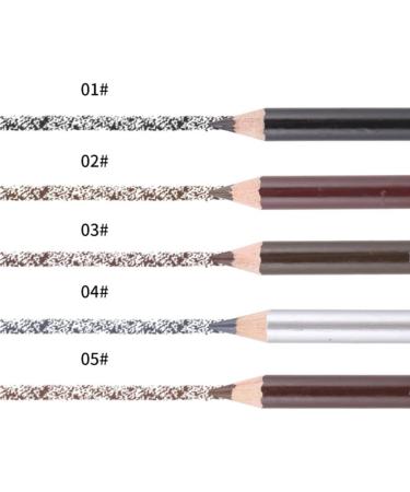 TOVINANNA 2Pcs 2Pcs Double Head Eyebrow Pencil with Brush Waterproof Professional for Precise Fills Brows (Brown) - Buy Online on GoSupps.com