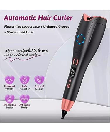 Auto Hair Curler - Automatic Curling Iron with LCD Timer & Fast Heating for All Hair Types | International Shipping Available - Buy Online on GoSupps.com