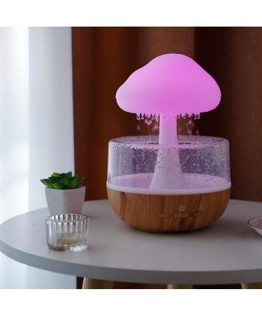 Zen Raining Cloud Night Light & Essential Oil Diffuser - Micro Humidifier for Relaxing Sleep & Stress Relief - Buy Online on GoSupps.com