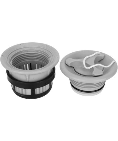 3Pcs Boat Air Valve Replacement Kit with Filter Mesh - Gray PVC Spiral Air Plug for Inflatable Boat Kayak - Buy Online on GoSupps.com