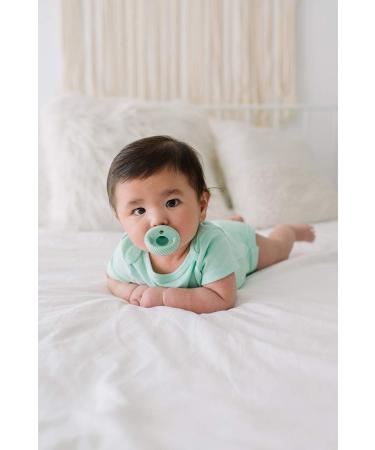 Itzy Ritzy Sweetie Soother Pacifier Set | Silicone Newborn Pacifiers with Collapsible Handle | Set of 2 in Light Pink & Dark Pink | Safe for Ages Newborn & Up - Buy Online on GoSupps.com