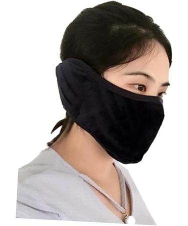 HomsfoU 2-in-1 Dustproof Winter Ski Masks - Cold Protection Face Masks for Men & Women (3 Pcs Black) - Buy Online on GoSupps.com
