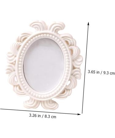 FRCOLOR Nail Display Frame Small Photo Frame Retro Photo Frame Antique Picture Frames Rustic Picture Frame Retro Picture Frame Gold Trim Nail Showing Stands White Sample Acrylic Resin - Buy Online on GoSupps.com