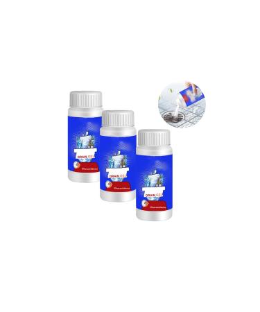 100ML Powerful Kitchen Pipe Dredging Agent Dredge Deodorant Toilet Sink Drain Cleaner Sewer Household Cleaning Tools (3PCS)