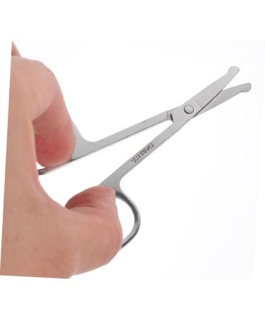 POPETPOP 6-Piece Stainless Steel Nose Hair & Beard Trimming Tool Set - Mustache Ear Hair Eyelashes & Eyebrow Trimmers for Men - Assorted Colors - Buy Online on GoSupps.com