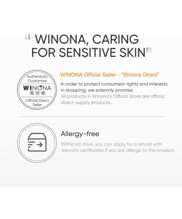 WINONA Hydrating Facial Serum Soothing Moisturizer with Powerful Plant Extracts for Sensitive and Extra Dry Skin 30ml/1oz Type A - Buy Online on GoSupps.com