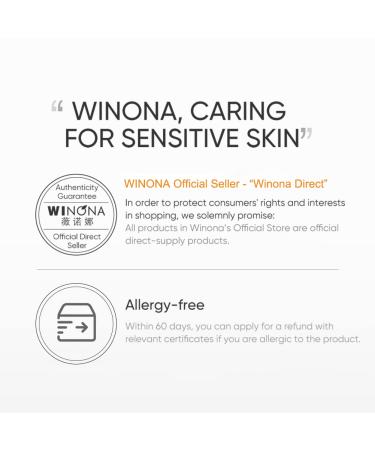 Winona Natural Skin Care Anti-Sensitive Facial Cream | 50g Soothing Moisturizer for Redness & Sensitivity - International Shipping Available - Buy Online on GoSupps.com