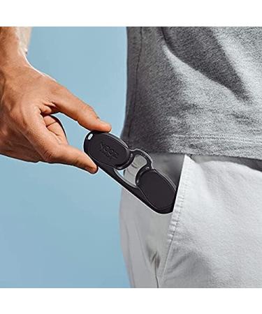 Nooz Templeless Reading Glasses - Unisex Rectangular 6 Colors 5 Diopter Options - Always at Hand Black 3.0 x - Shop Internationally - Buy Online on GoSupps.com