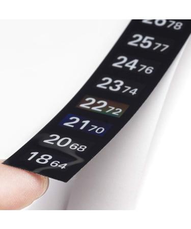 10-Piece Aquarium Thermometer Stickers - Accurate Digital Temperature Strips ( C & F) for Fish Tanks - Buy Online on GoSupps.com