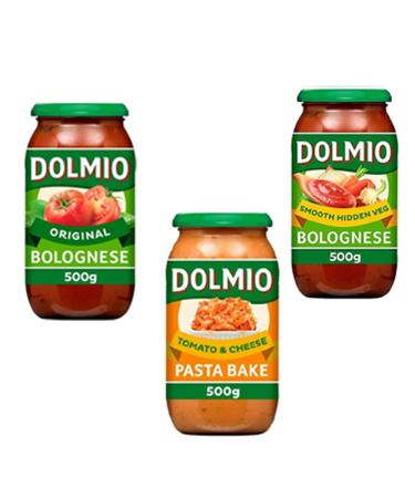 Dolmio Tomato & Cheese Original Smooth Hidden Veg Sauce Jar 500g - Pick Any 3 Your Favourite Sauce Jar