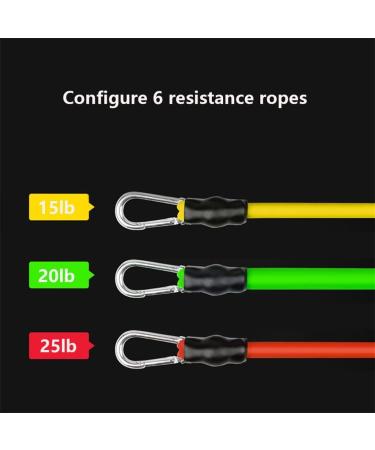 Yoga Pilates Bar Stick with Resistance Band Home Gym Muscle Toning Bar Fitness Stretching Sports Body Workout Exercise (Multicolor 1set) - Buy Online on GoSupps.com