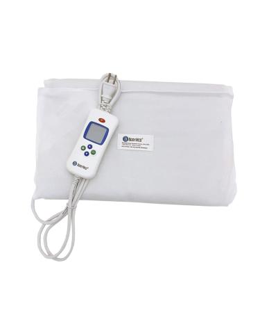 BodyMed Digital Moist Heating Pad with Auto Shut Off Heating Pad for Neck and Shoulders  Back Pain and Muscle Pain Relief 14 x 27 Inch  White 27x14 Inch