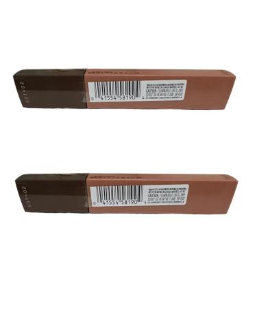 Maybelline SuperStay Matte Ink Liquid Lipstick Chai Genius 255 - Pack of 2 - Buy Online on GoSupps.com