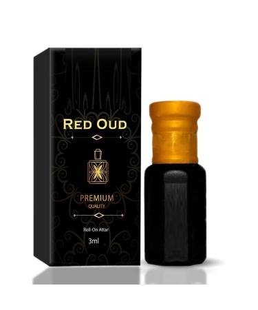 Red Oud Attar | Eau De Perfum | Long Lasting Fragrance Perfum | For Men & Women | 3ml