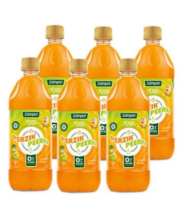 Slimpie - Peach Pear Kids Lemonade syrup - 6x 580ml