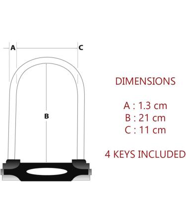 Master Lock Ironsafety Lock - Secure Gold Certified Bicycle Lock with Bracket - 8195EURDPROCOLS - Ideal for Bicycles - International Shipping Available - Buy Online on GoSupps.com