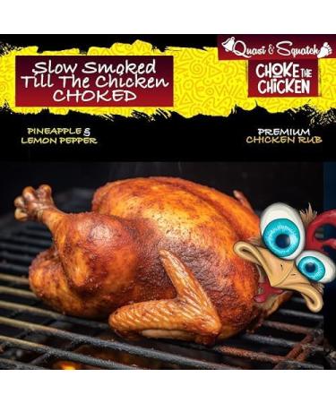  Quasi & Squatch Quasi & Squatch 2 x BBQ Bottles - Choke The Chicken - 2 Large BBQ Bottles 440g - Buy Online on GoSupps.com