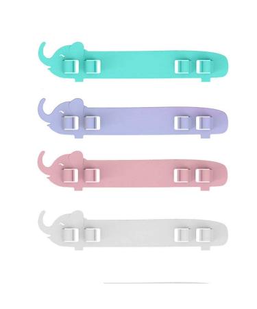 DAMONDAY children adjustable anti-slip mask 4 pieces of extension hooks mask extension hooks mask hooks ear wear type adjustable buckle (a)