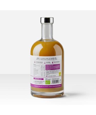 Gimber Sweet Lilly organic ginger juice 700ml | Soft drink with 100% ginger passion fruit pineapple & turmeric Premium conc - Buy Online on GoSupps.com
