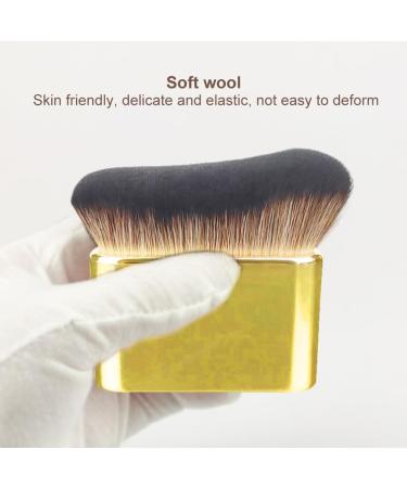 PuraQuot Gold Multi-Function Makeup Brush for Loose Baking Powder Blush Self Tanning Brush Self Tanner Applicator Brush Foundation Body Makeup Brushes Self Tan Brush - Buy Online on GoSupps.com