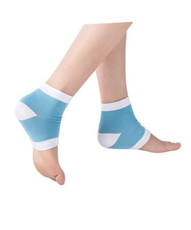 Beavorty Floral Hair Wreath for Women Features Socks for Women moisturizing Foot Sleeve Lotion Socks Spa Vented Moisturising Socks Toe Recovery Socks Open Toe Blue Gloves Heel Men and Women