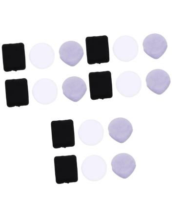 FRCOLOR 18 Pcs Loose Powder Setting Puff Makeup Tool Save Powder Triangle Powder Puff Makeup Supplies Powder Puffs Cosmetic Puff Portable Makeup Pad Foundation Makeup Puff Miss Pure Cotton