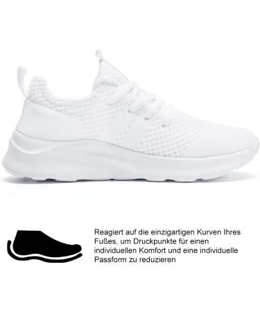 Langfeuu Women's Sneakers - Lightweight Breathable Sports & Running Shoes Slip-Resistant EU Size 39 Perfect for Outdoor & Street Activities - Buy Online on GoSupps.com