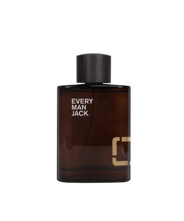 Every Man Jack Mens Sandalwood Cologne for Outdoor Guys - Notes of Amber, Vetiver, and a Touch of Vanilla - Long Lasting and No Harmful Chemicals - 3.4 FL-ounce - 1 Bottle