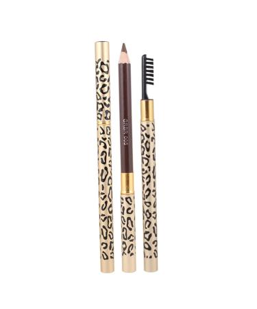 Healeved 2pcs Makeup Eyebrow Pencils Grey Eyebrow Pencils Eyebrow Makeup Pencil Eyebrow Pencil Brush Wooden