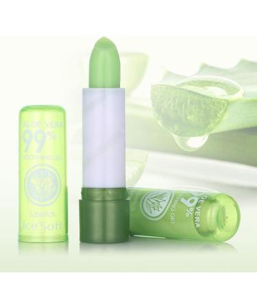 Aloe Vera Lip Balm Magic Color Changing Lip Gloss Long Lasting Moisturizing Aloe Vera Lip Balm - Buy Online on GoSupps.com
