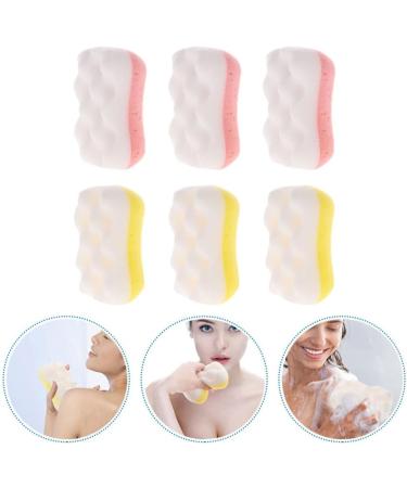 FOMIYES 6pcs Exfoliating Bath Sponge Set - Body Scrubber & Shower Loofah for Cleansing and Massage - Buy Online on GoSupps.com