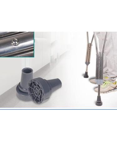 Crutches Underarm Crutches Double Crutches for The Elderly Non-Slip Crutches for The Disabled Young People with Fracture Cane (Color : Silver Size : M) Smooth Sailing - Buy Online on GoSupps.com