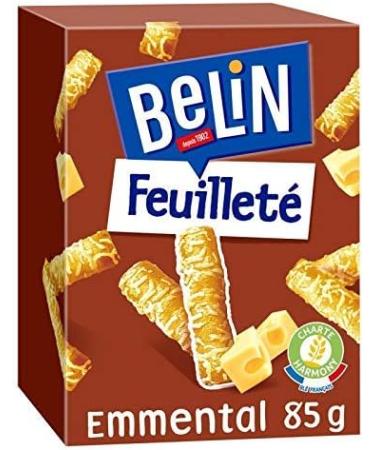 BELIN - Emmental Puff Pastry Crackers 85G - Pack of 3 - best offer - Buy Online on GoSupps.com