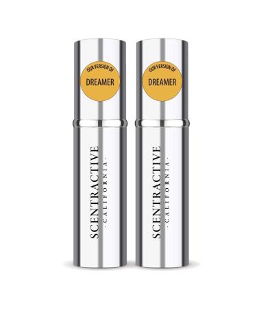 CA Perfume Impression of Dreamer For Men Replica Version Fragrance Dupes Concentrated Long Lasting Eau de Parfum Spray Refillable Atomizer Bottle 0.17 Fl Oz/5ml-X2 VRSC DREAMER IMPRESSION 0.34 Fl Oz (Pack of 1)